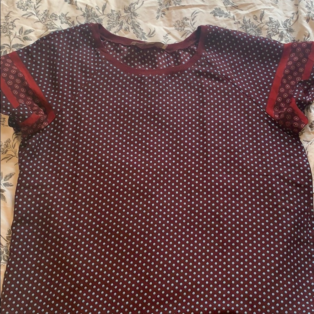 LOFT Multicolored Top - Size Small Petite